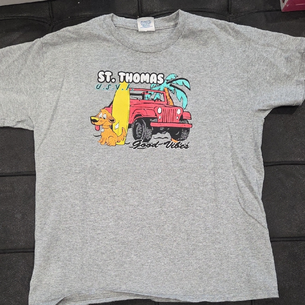 Gray Kids Graphic T-Shirt